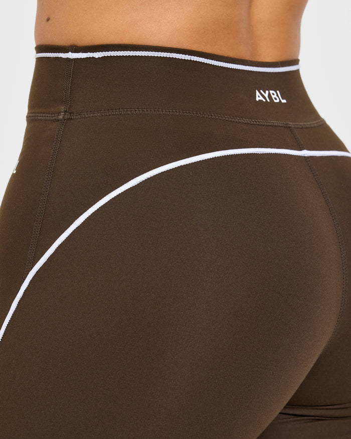 Form Flared Leggings - Coffee Bean