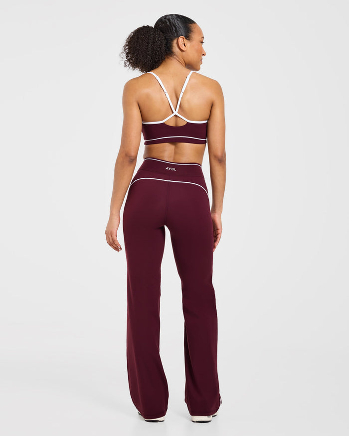 Form Flared Leggings - Deep Mulberry