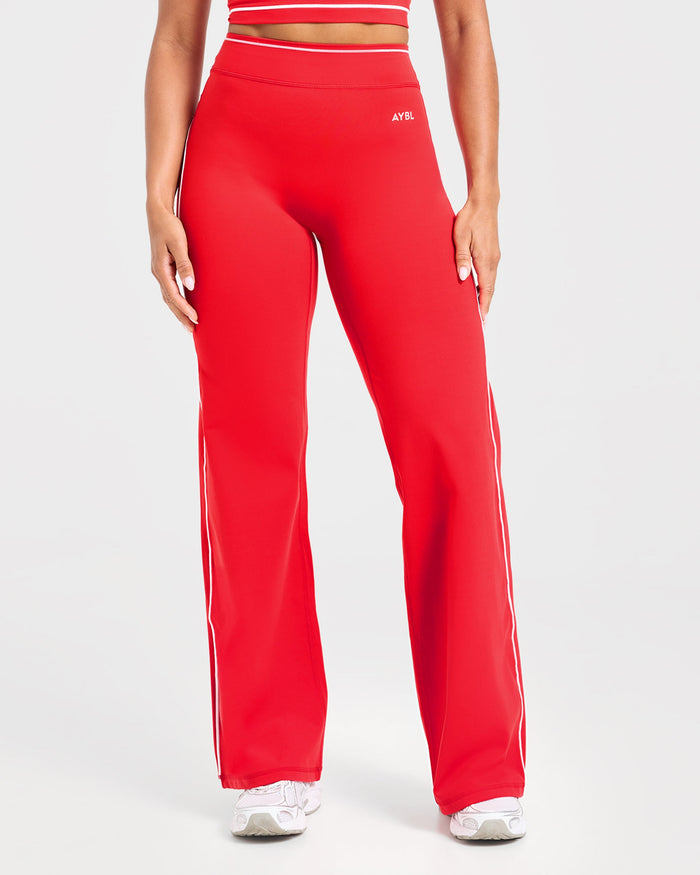 Form Flared Leggings - Red