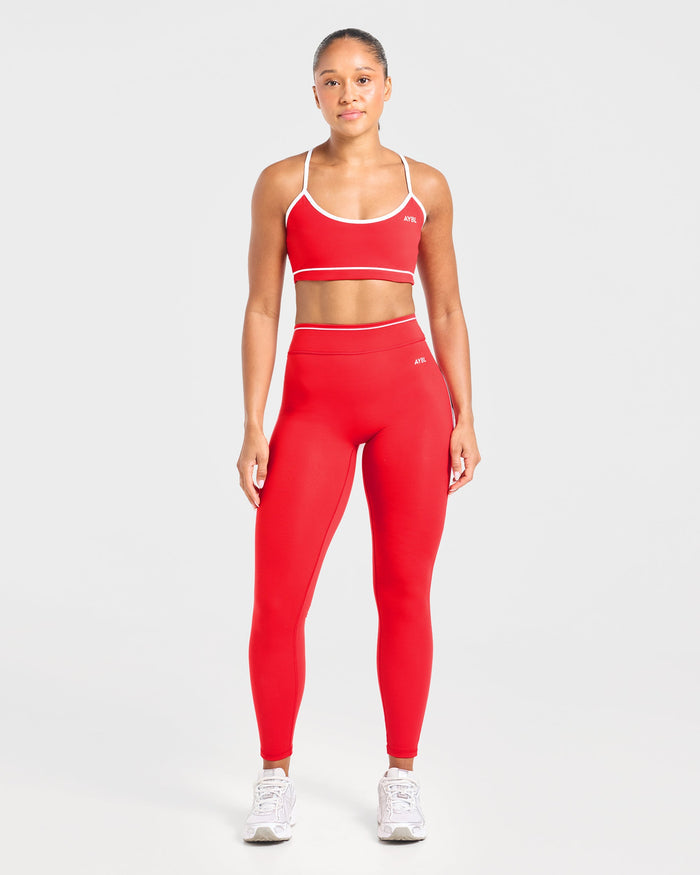 Form Leggings - Red