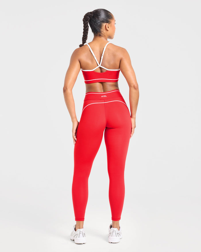 Form Leggings - Red