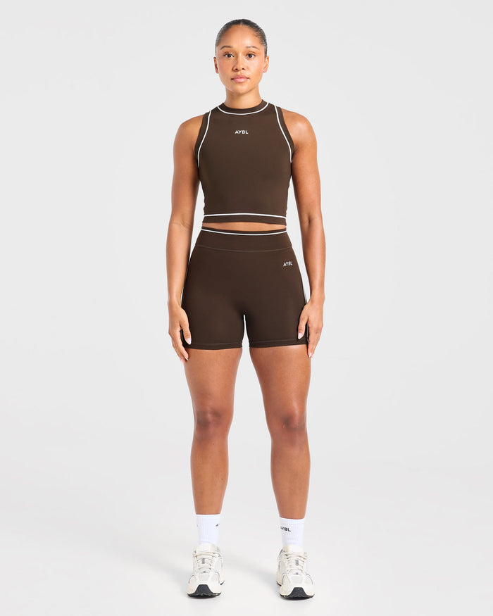 Form Shorts - Coffee Bean