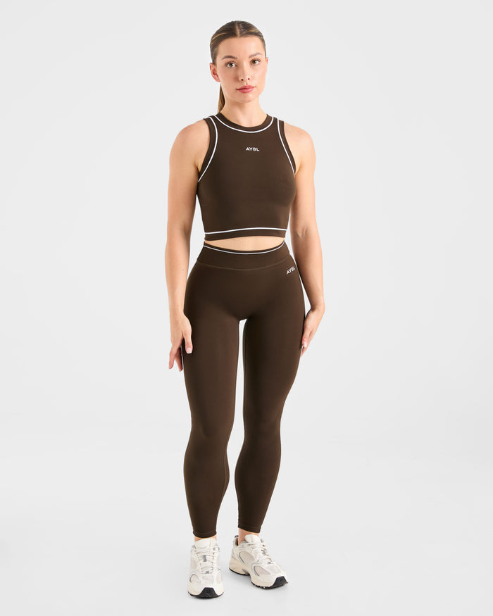 Form Tank Top - Coffee Bean