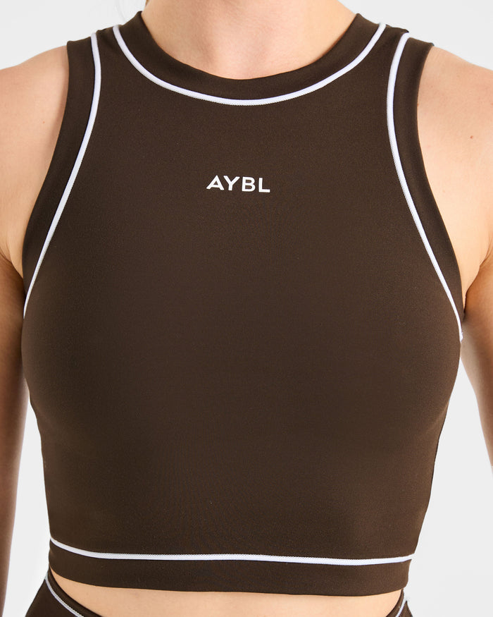 Form Tank Top - Coffee Bean