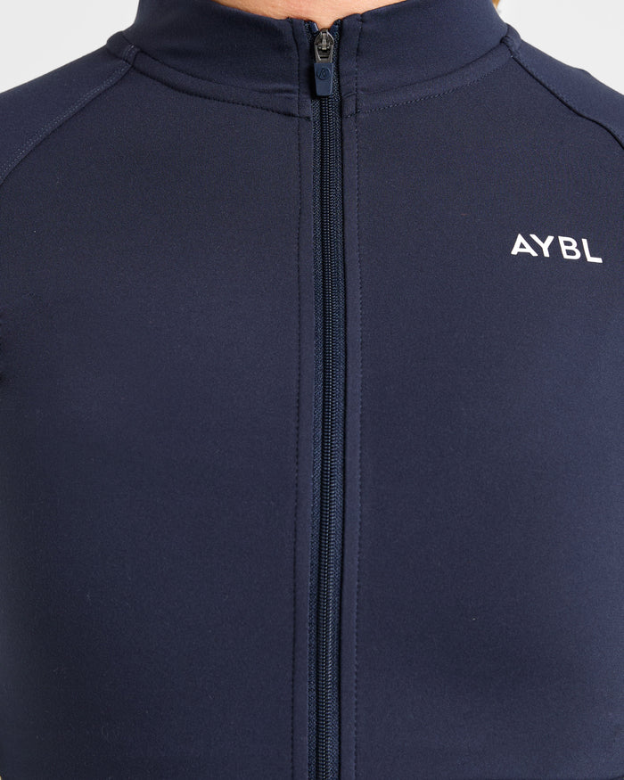 Form Zip Up Jacket - Muted Navy
