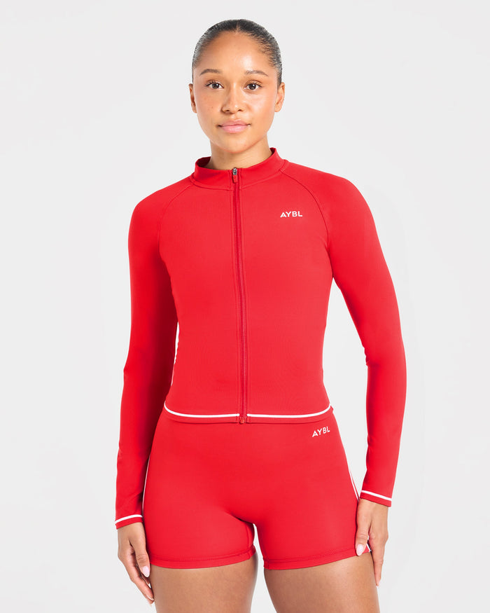 Form Zip Up Jacket - Red