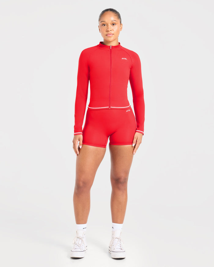Form Zip Up Jacket - Red