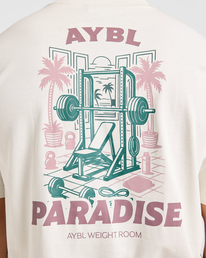 Iron Paradise Oversized T Shirt - Off White