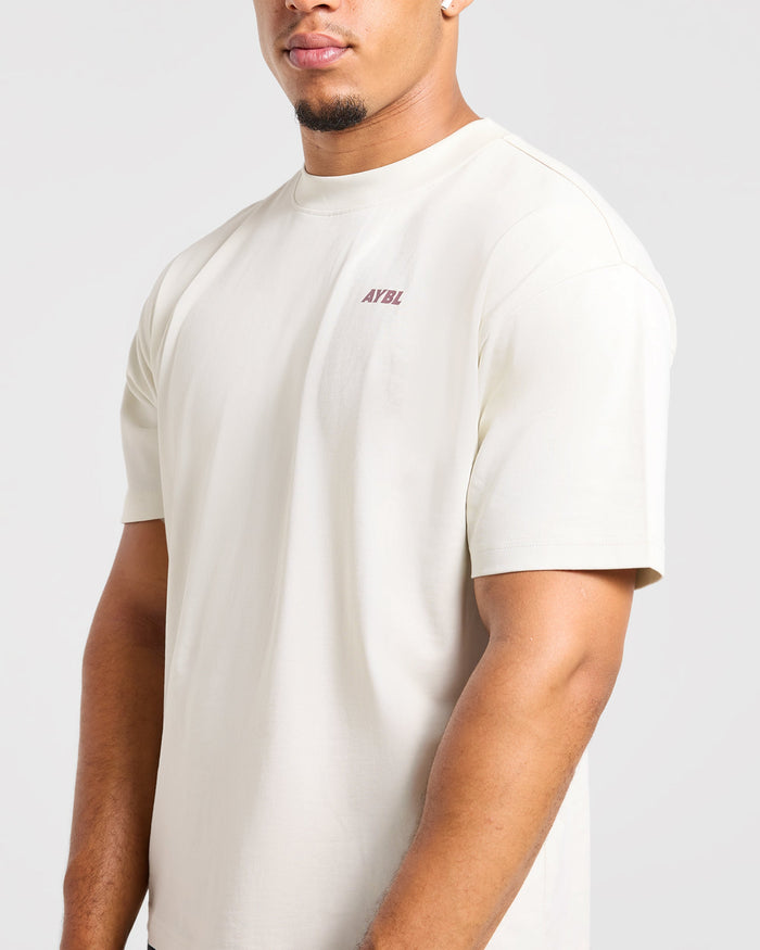 Iron Paradise Oversized T Shirt - Off White