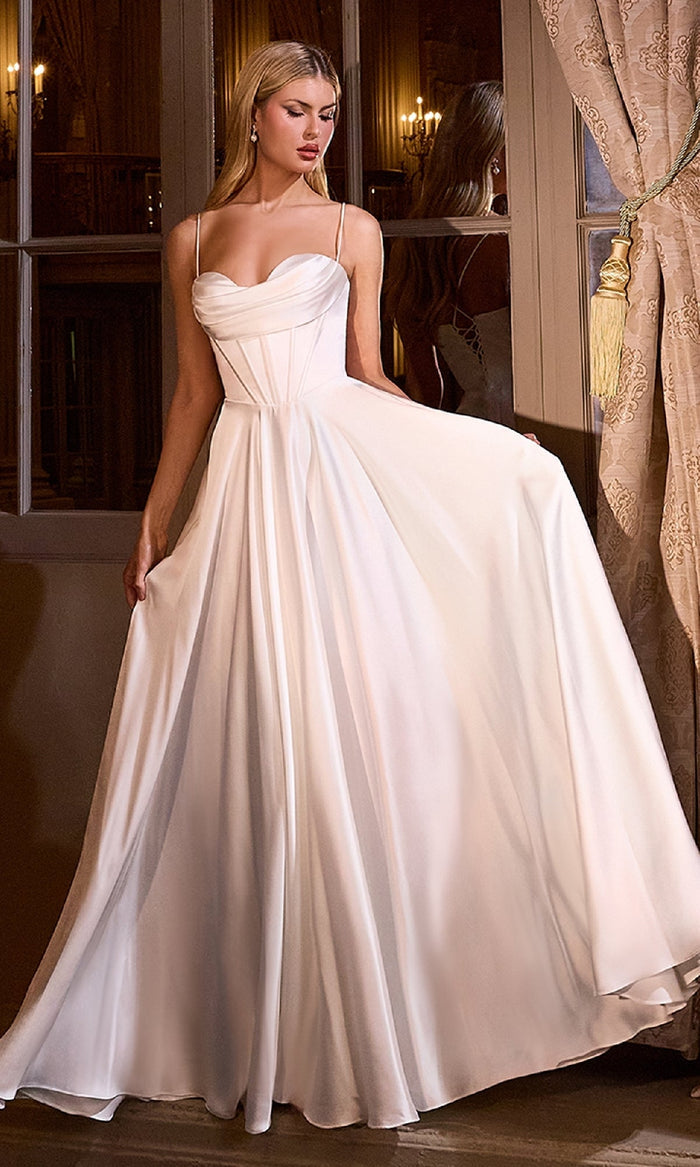 Off White Ladivine Long Formal Dress 7481w