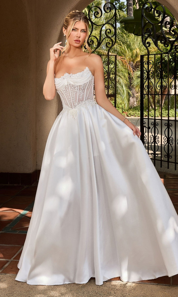 Off White Ladivine Long Wedding Dress CC511W