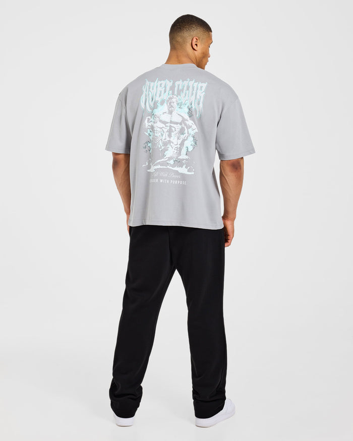 Lift Forge Oversized T Shirt - Storm Grey