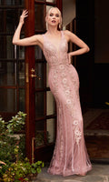 Rose Long Formal Dress CD981 by Ladivine