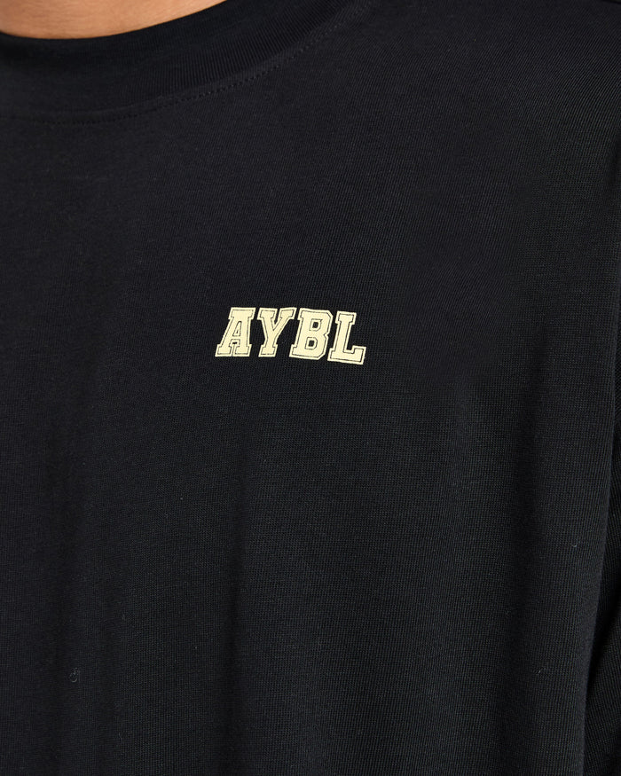 Power In Motion Oversized T Shirt - Black/Yellow