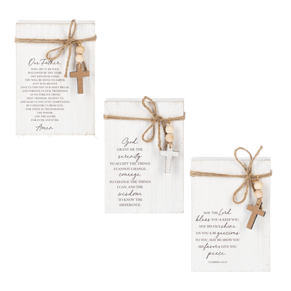 prayer beaded blocks