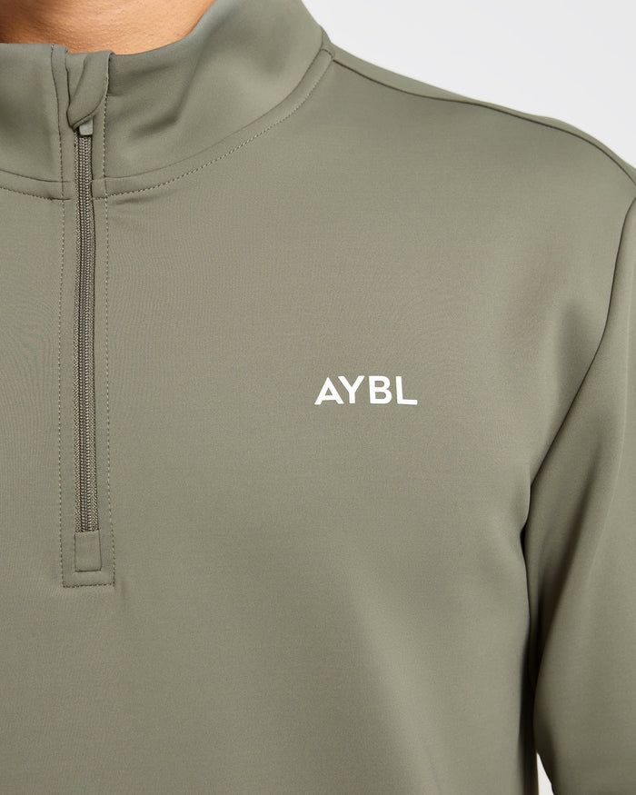 Precision 1/4 Zip Pullover - Deep Sage