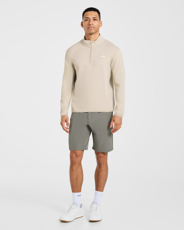 Precision 1/4 Zip Pullover - Sand