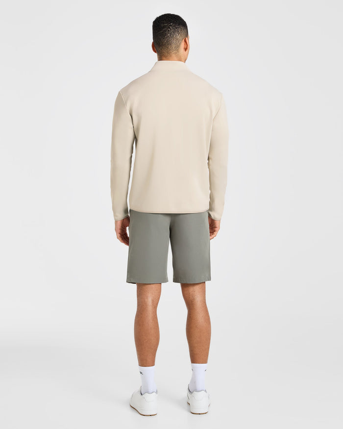 Precision 1/4 Zip Pullover - Sand