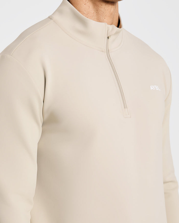 Precision 1/4 Zip Pullover - Sand