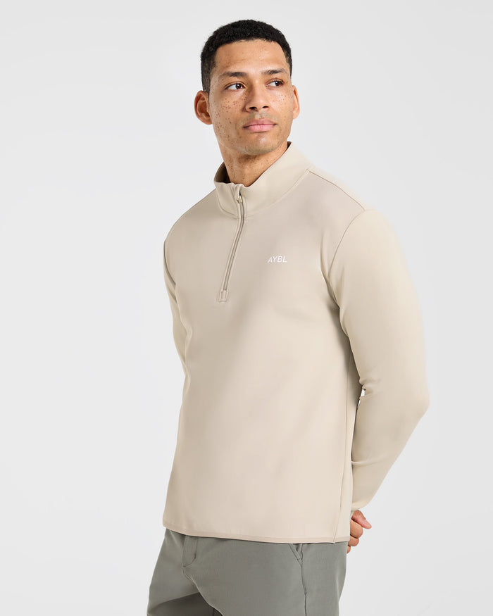 Precision 1/4 Zip Pullover - Sand
