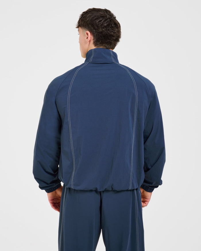 Restore Track Jacket - Navy Blue