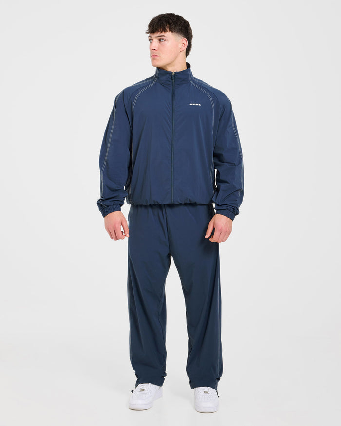 Restore Track Jacket - Navy Blue
