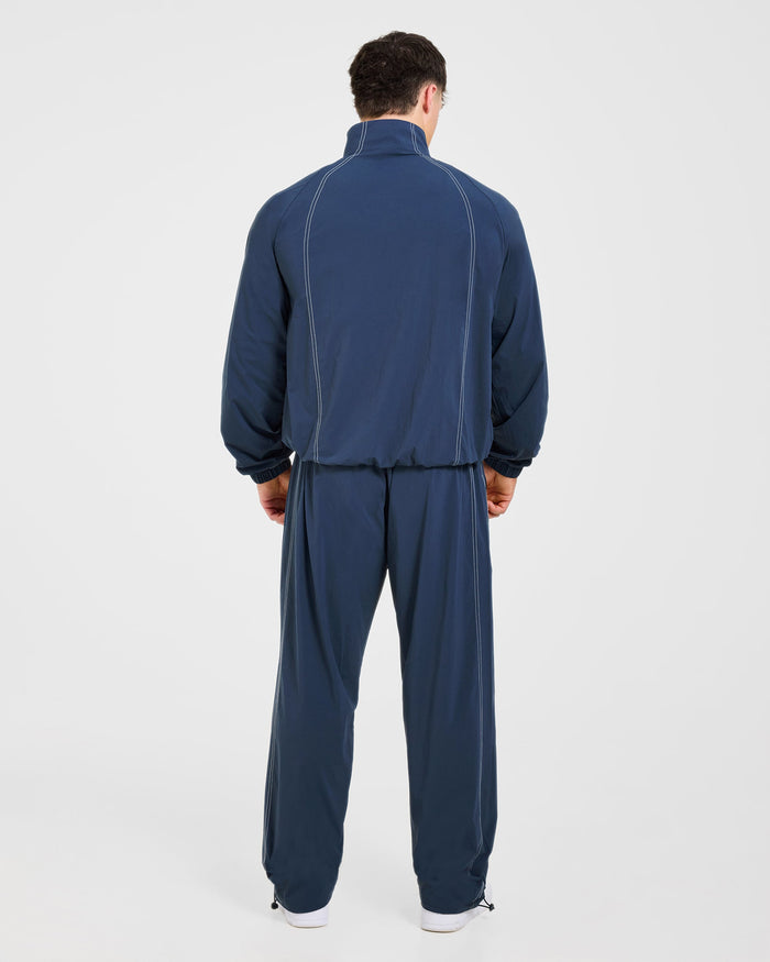 Restore Track Jacket - Navy Blue