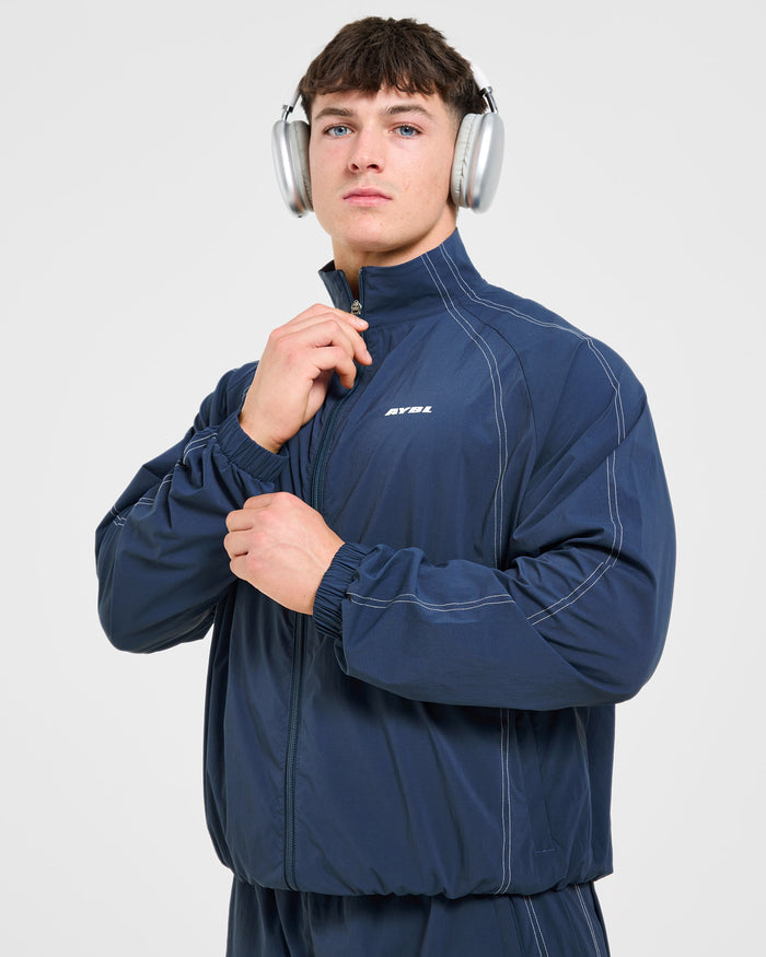 Restore Track Jacket - Navy Blue