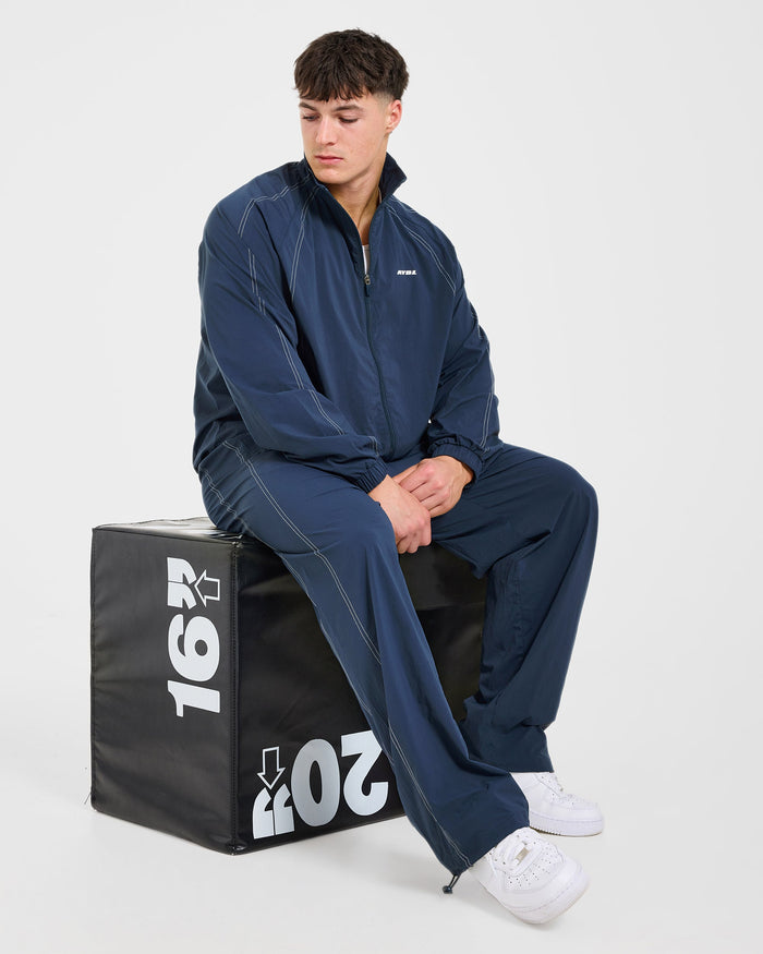 Restore Track Jacket - Navy Blue