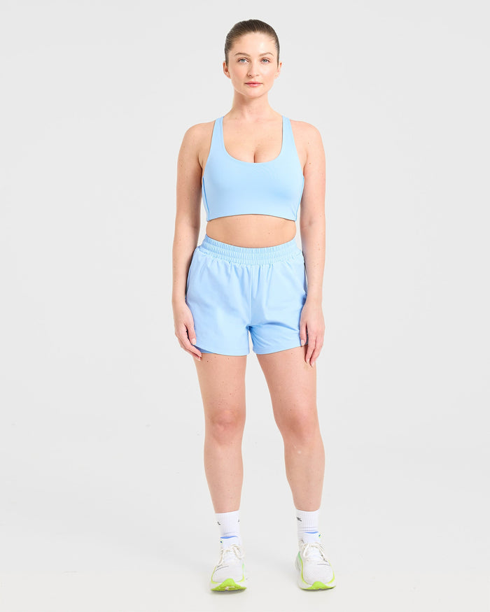 Run 2 in 1 Shorts - Spring Blue
