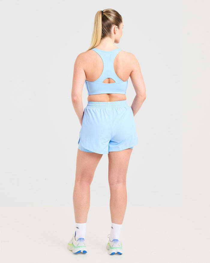 Run 2 in 1 Shorts - Spring Blue
