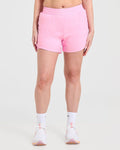 Run Ruched Shorts - Spring Pink