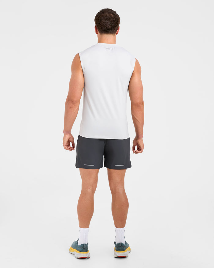 Run Slim Tank - Ice Grey