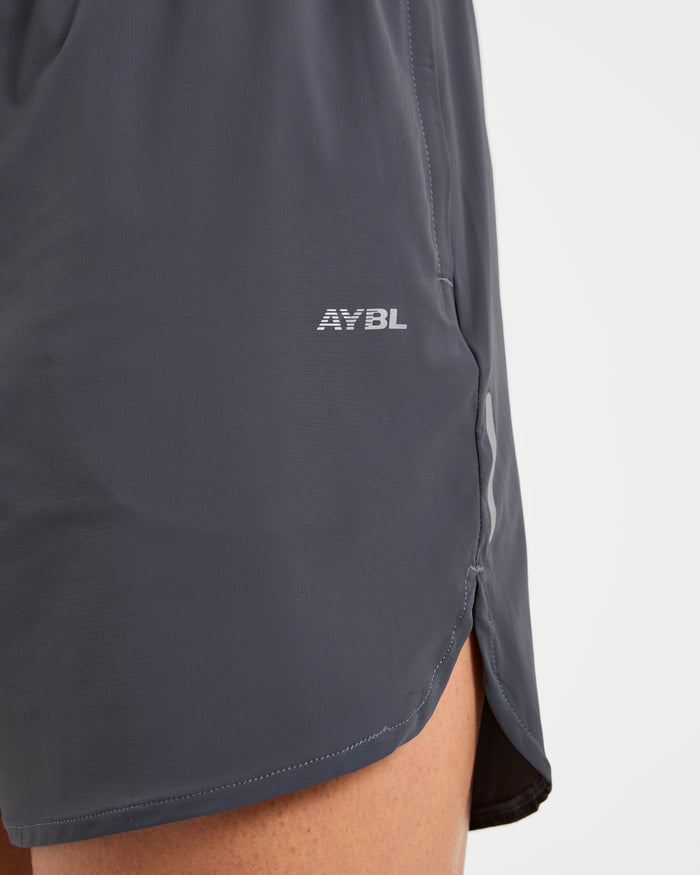 Run Speed Shorts - Hurricane Grey