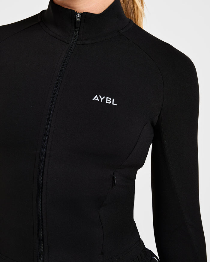 Run Zip Jacket - Black