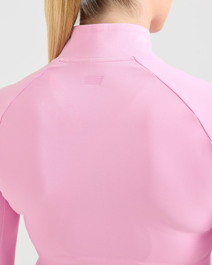 Run Zip Jacket - Spring Pink