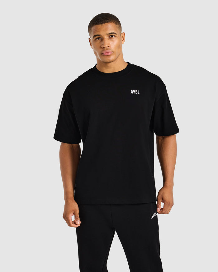 Script Collective Oversized T Shirt - Black