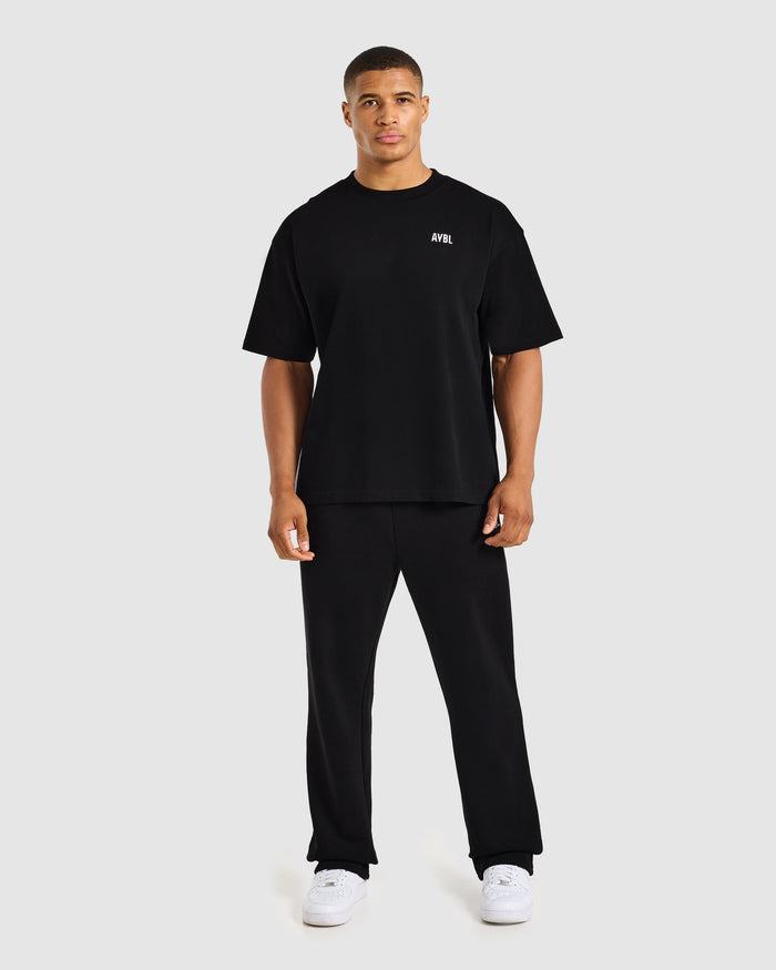 Script Collective Oversized T Shirt - Black