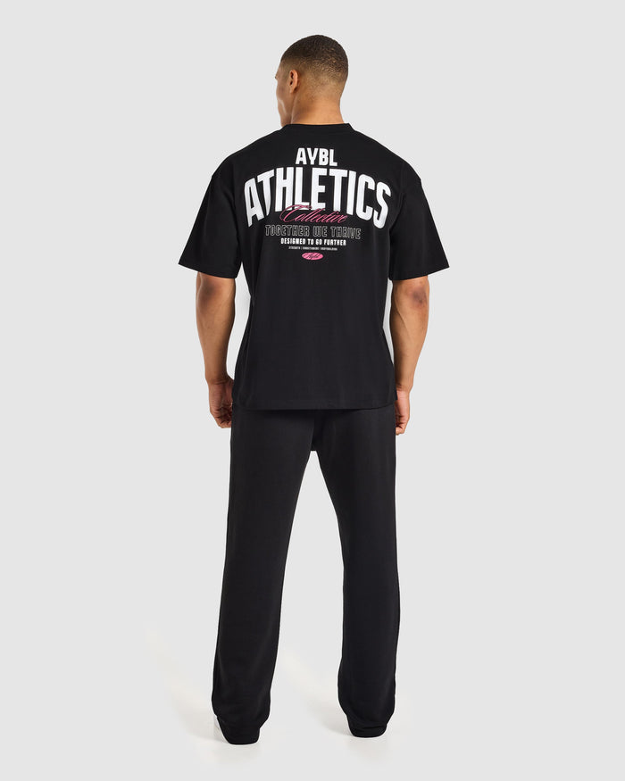 Script Collective Oversized T Shirt - Black