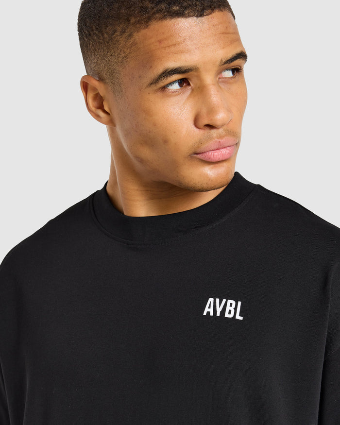 Script Collective Oversized T Shirt - Black