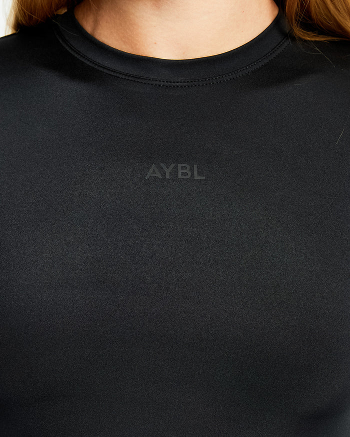Sculpt Long Sleeve Top - Black