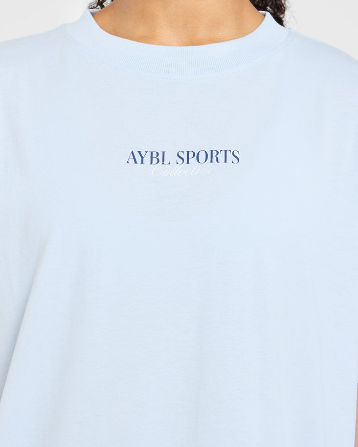 Sports Collective Oversized T Shirt - Blue