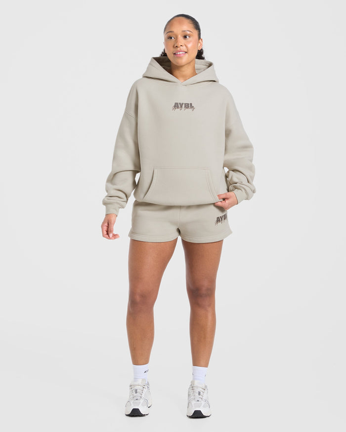 Sports Society Oversized Shorts - Sand