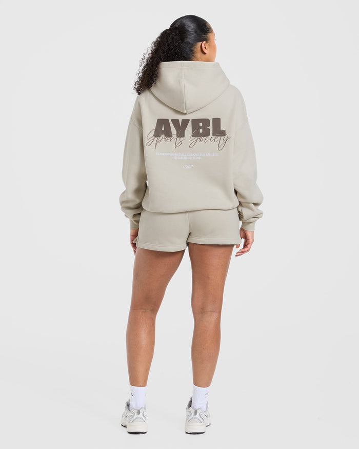 Sports Society Oversized Shorts - Sand
