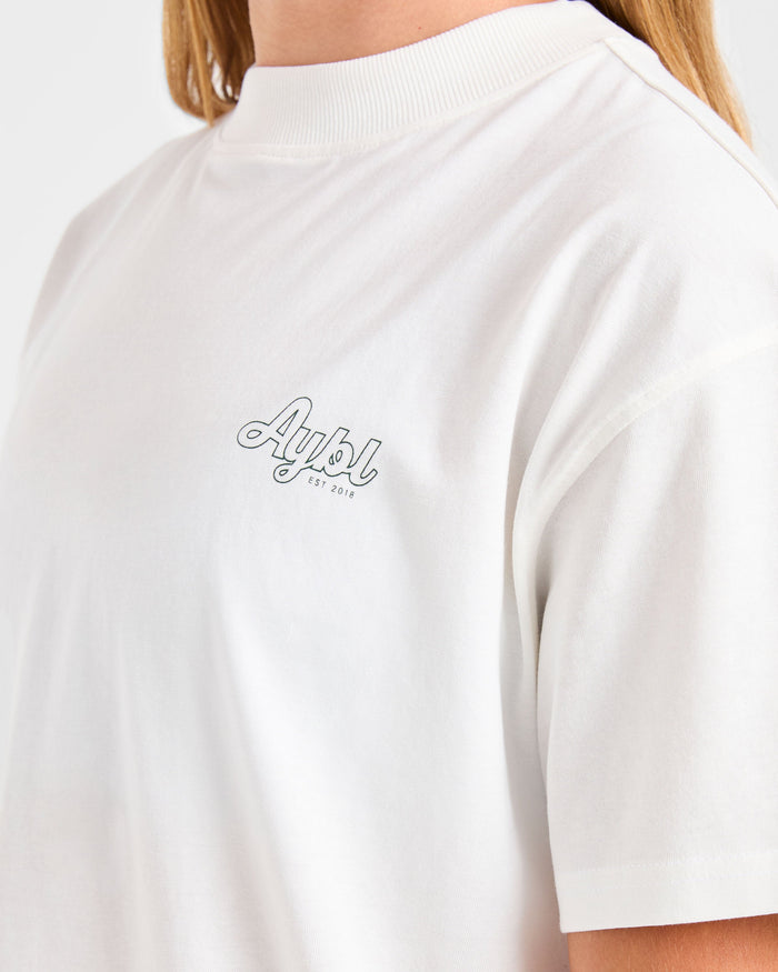 Sports Wellness Oversized T Shirt - Off White