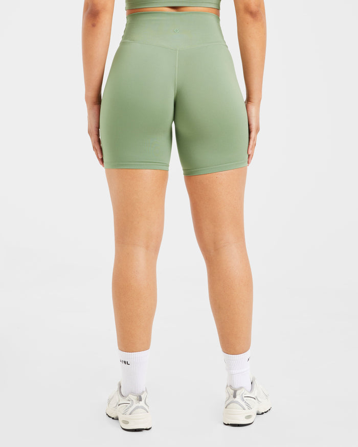 Staple Cycling Shorts - Olive Green