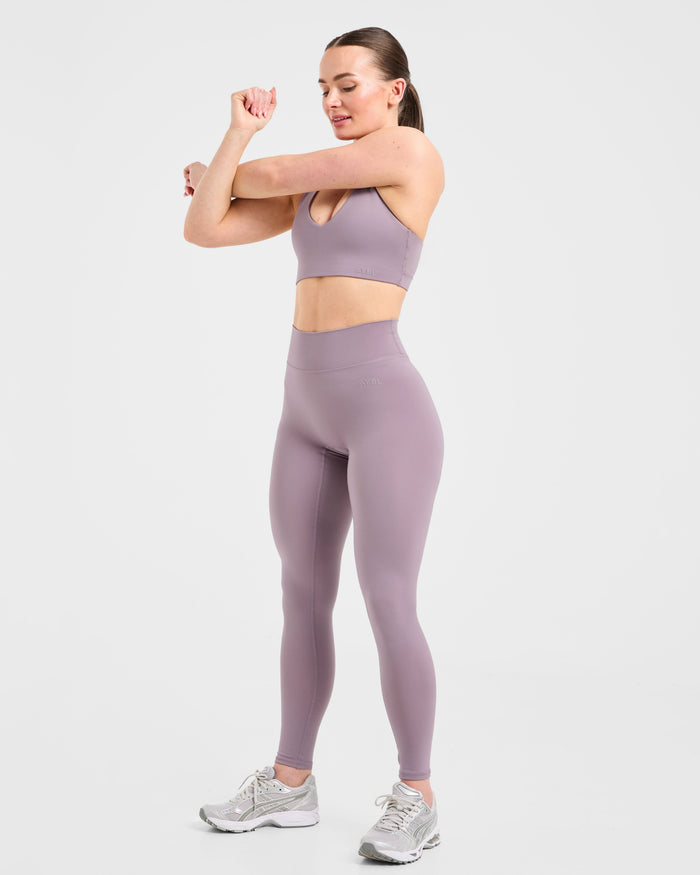 Staple Sports Bra - Mauve Purple