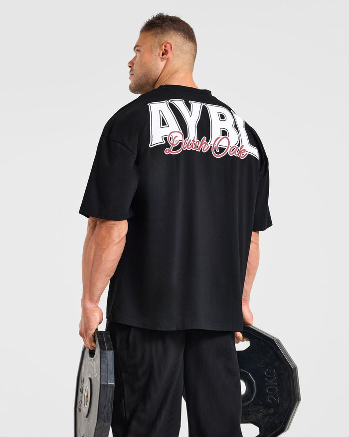 Wesley Vissers x AYBL Dutch Oak Oversized T Shirt - Black