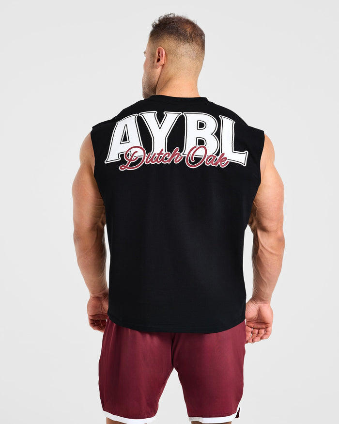 Wesley Vissers x AYBL Dutch Oak Oversized Tank - Black
