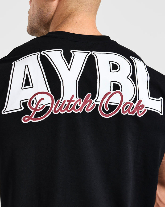 Wesley Vissers x AYBL Dutch Oak Oversized Tank - Black